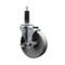 Service Caster 5'' Semi Steel Swivel 1'' Expanding Stem Caster with Brake SCC-EX20S514-SSS-TLB-1 - alternate 1